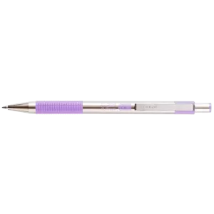 Golyóstoll 0,7mm, pasztell lila test, Zebra F-301, írásszín kék